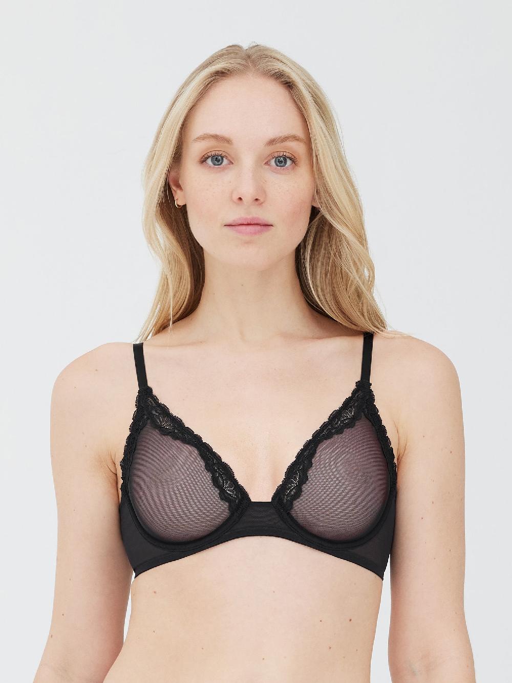 skarlett blue Passion Mesh Unlined Underwire Bra