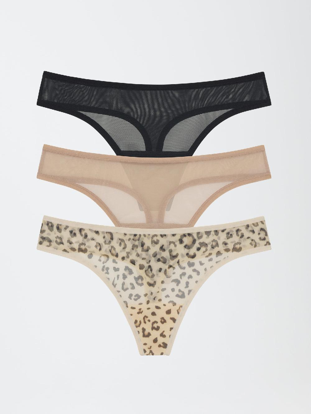 skarlett blue Spellbound Mesh Thong 3-Pack