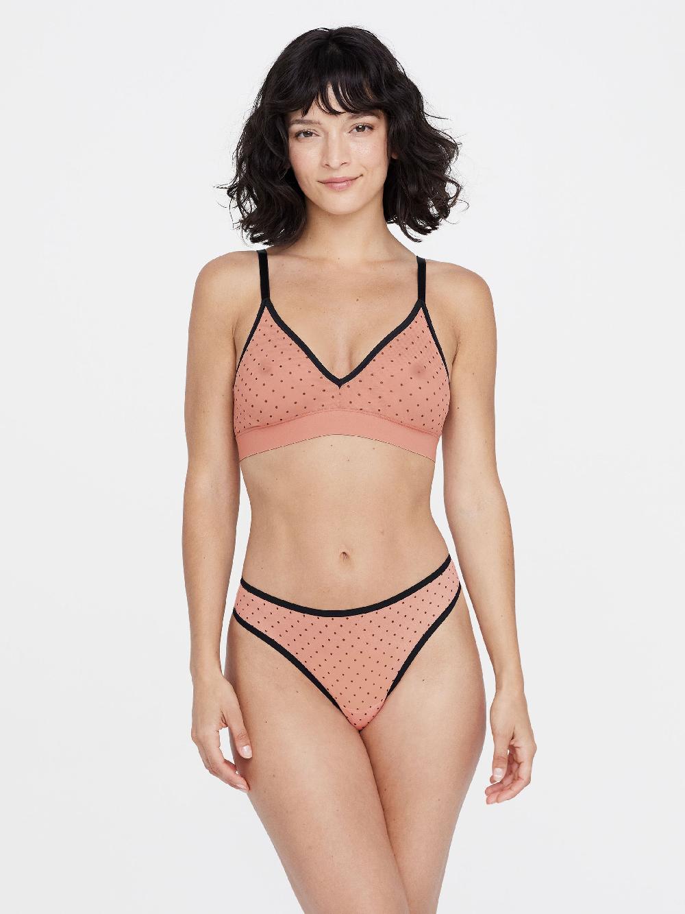 Skarlett Blue Spellbound Sheer Plunge Wireless Bra