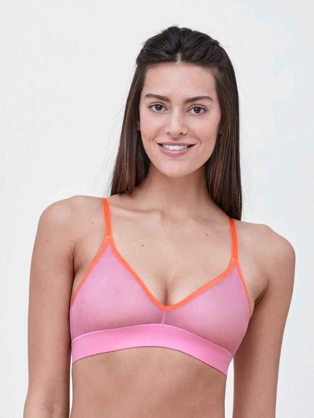 skarlett blue Spellbound Sheer Plunge Wireless Bra