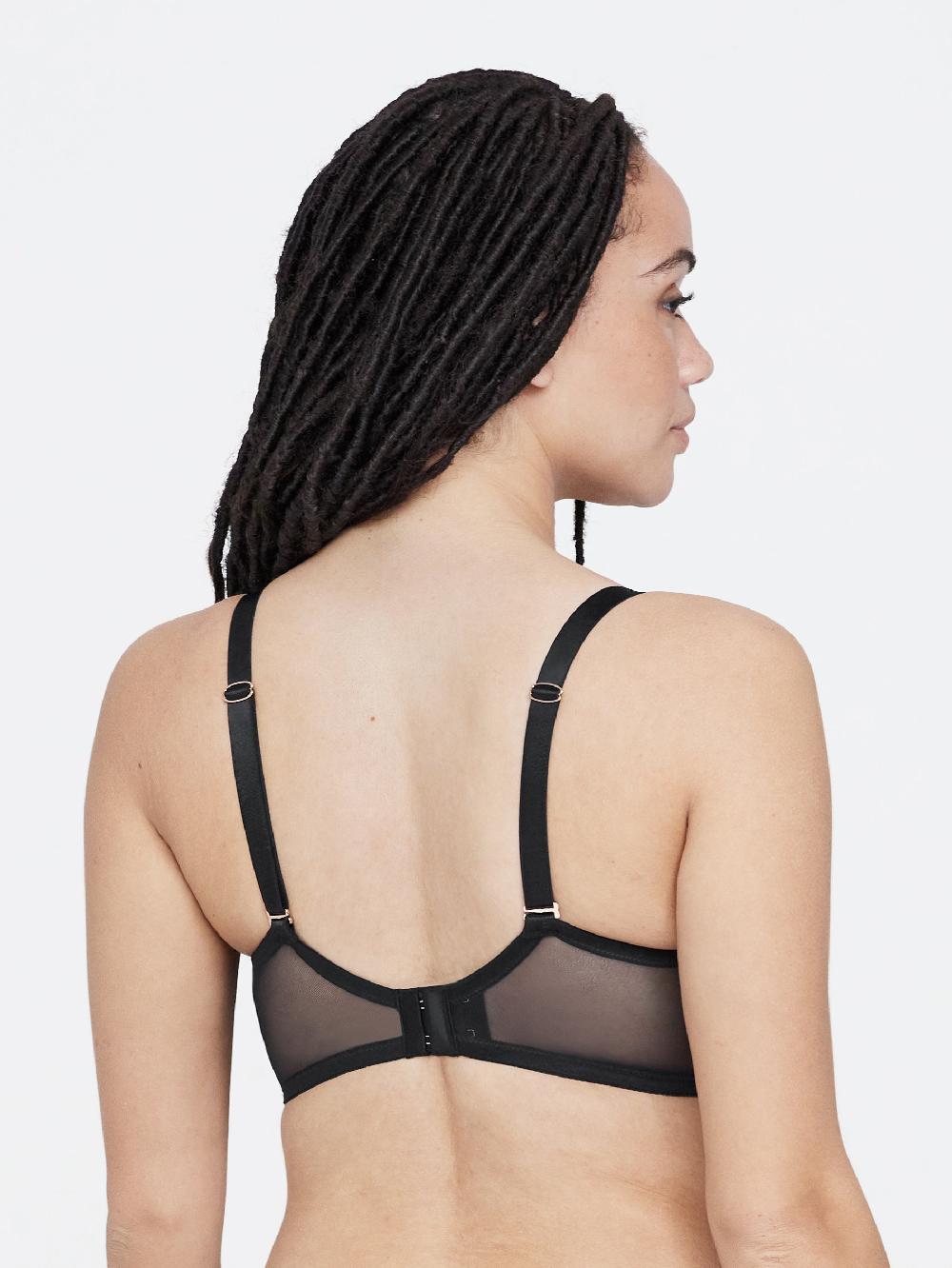 Skarlett Blue Spellbound Spacer T-Shirt Bra Black