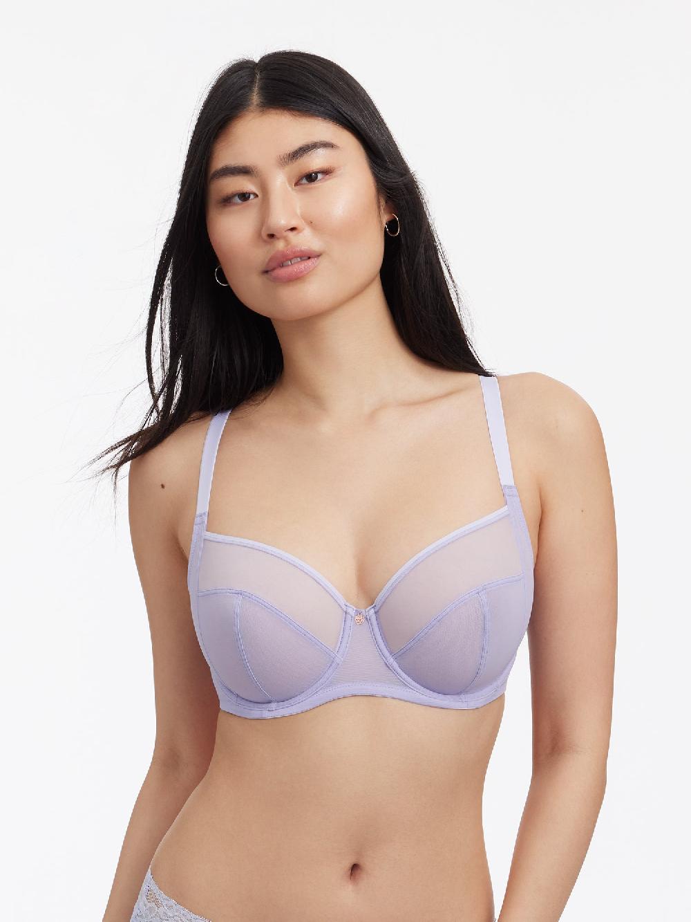 Skarlett Blue Spellbound Sheer Side Support Bra Ice Purple