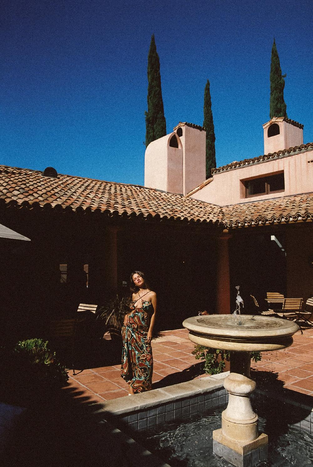 Skatïe Kaia Dress Cupro Jacquard In Valencia – SKATIE