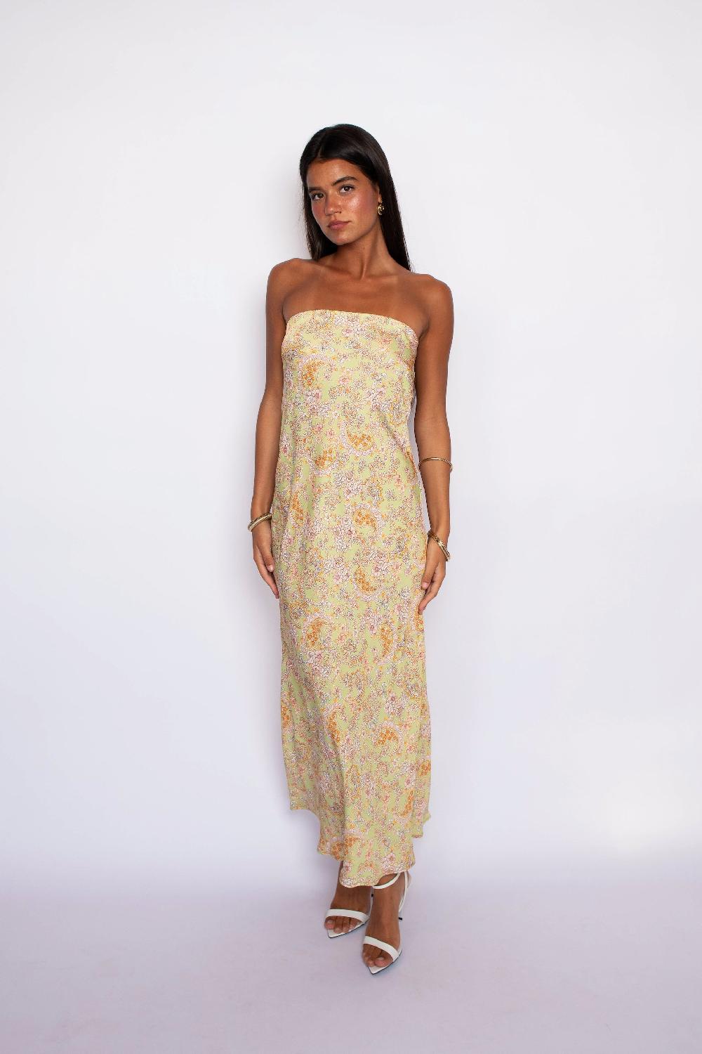 Skatïe Abby Dress Satin In Sorrento – SKATIE