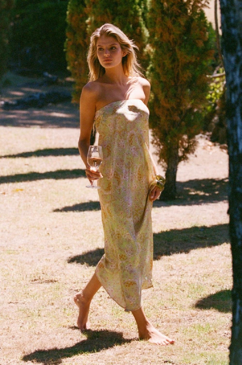 skatïe Abby Dress Satin in Sorrento – SKATIE