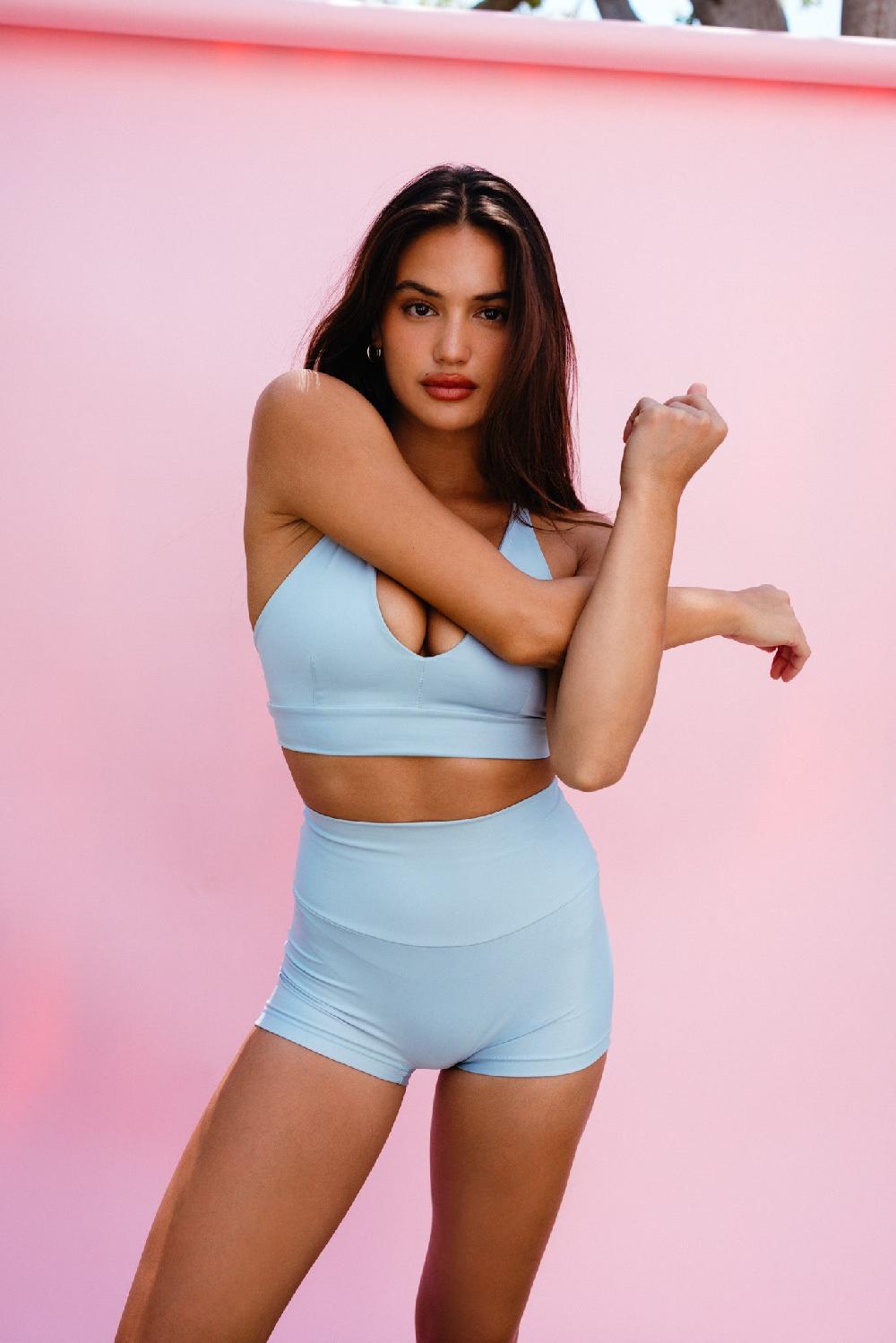 Skatïe Amber Sports Bra In Baby – SKATIE