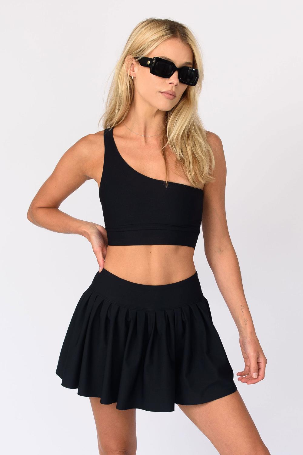 skatïe Ansley Sports Bra in Black – SKATIE