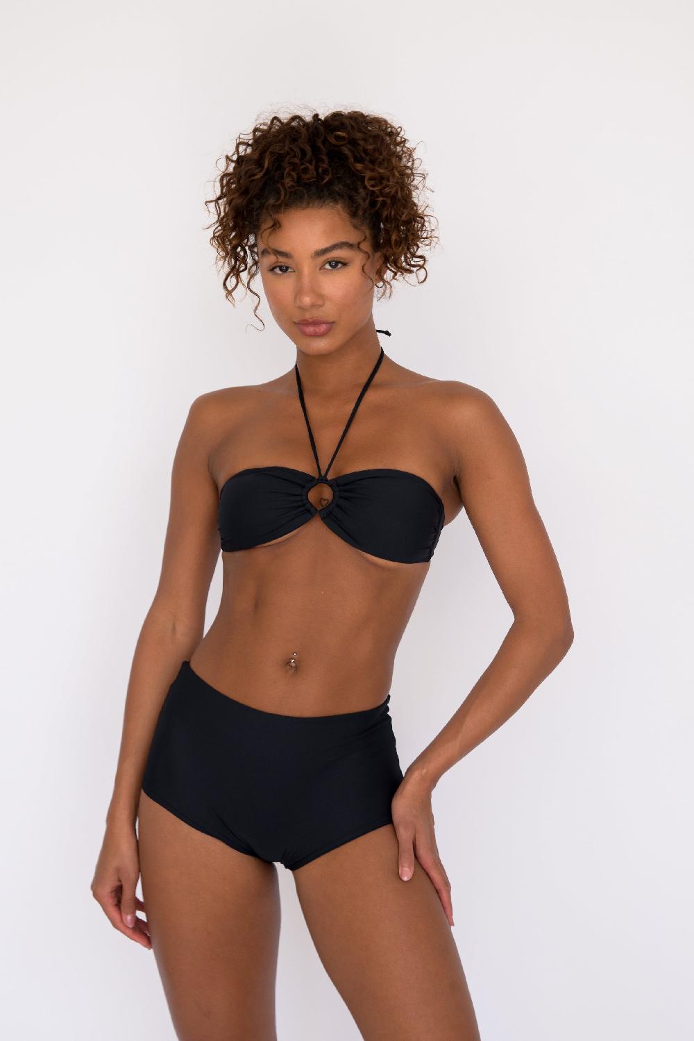 Skatïe Bardot Bikini Bottom In Black – SKATIE