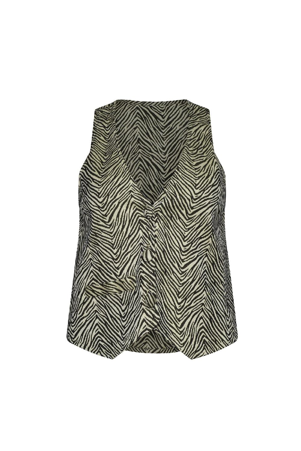Skatïe Beau Vest Woven Jacquard In Leon – SKATIE