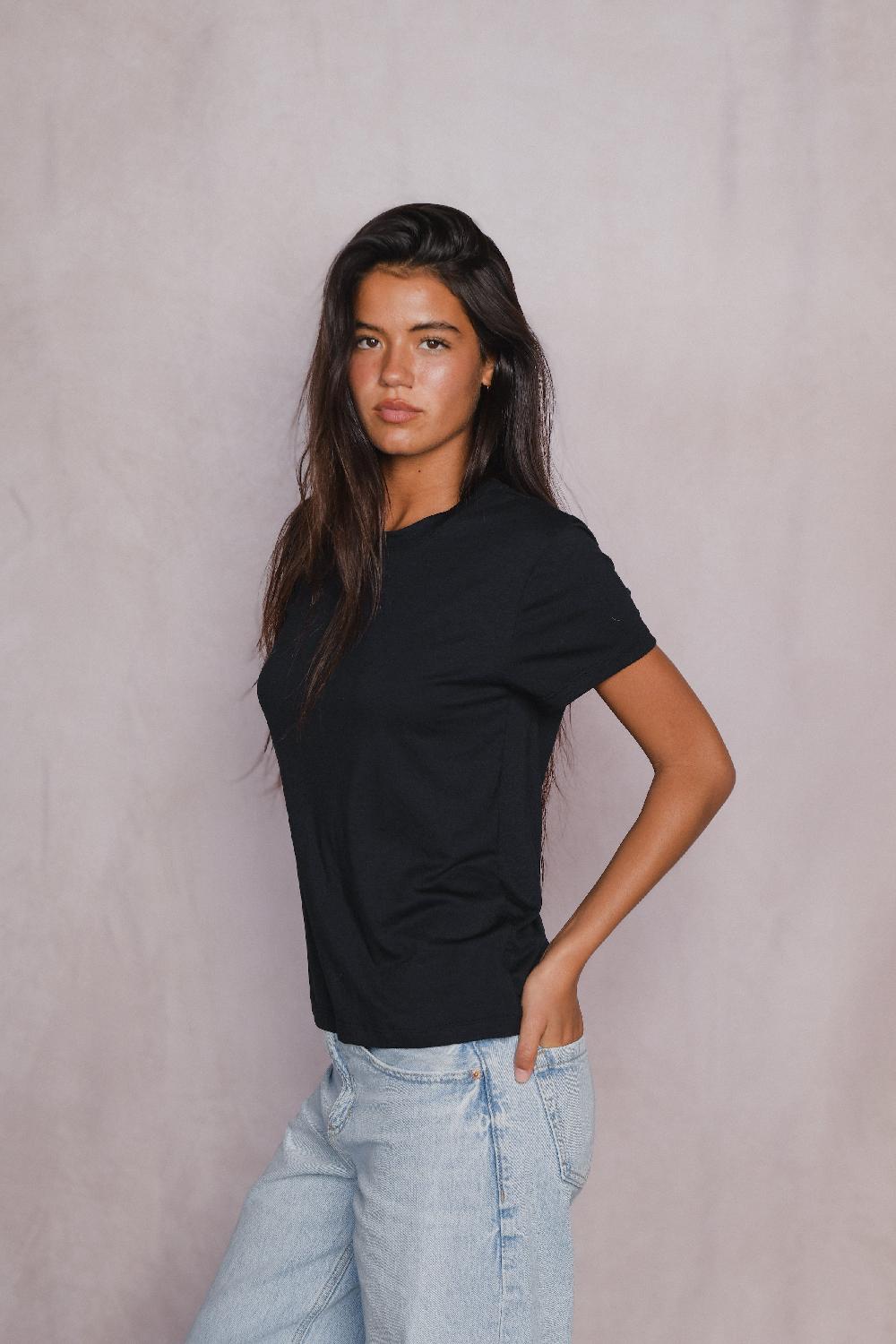 Skatïe Bestie Tee Jersey In Black – SKATIE