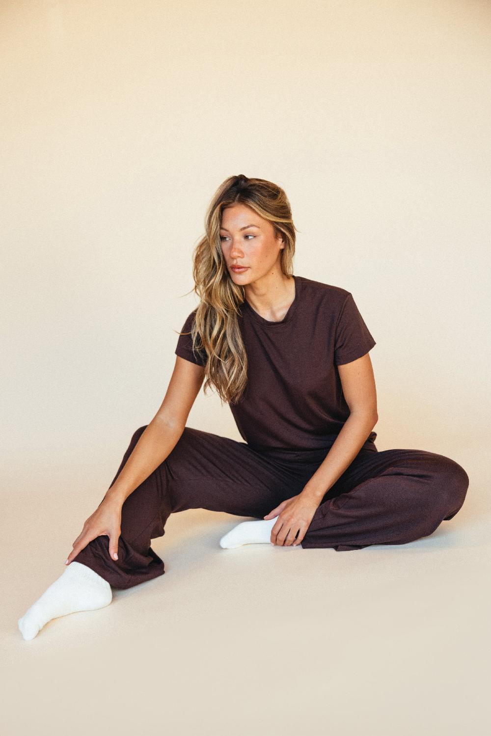 Skatïe Bestie Tee Jersey In Toasted – SKATIE