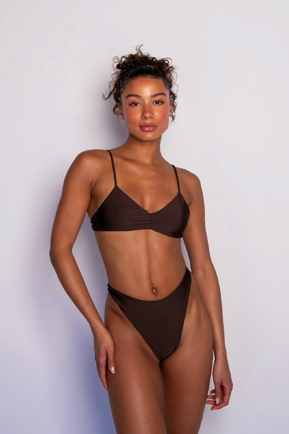 Skatïe Betsy Top In Toasted – SKATIE