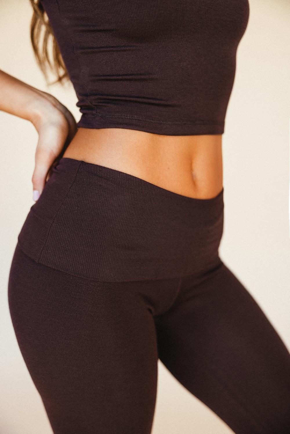 Skatïe Britney Pants Baby Ribbed In Toasted – SKATIE