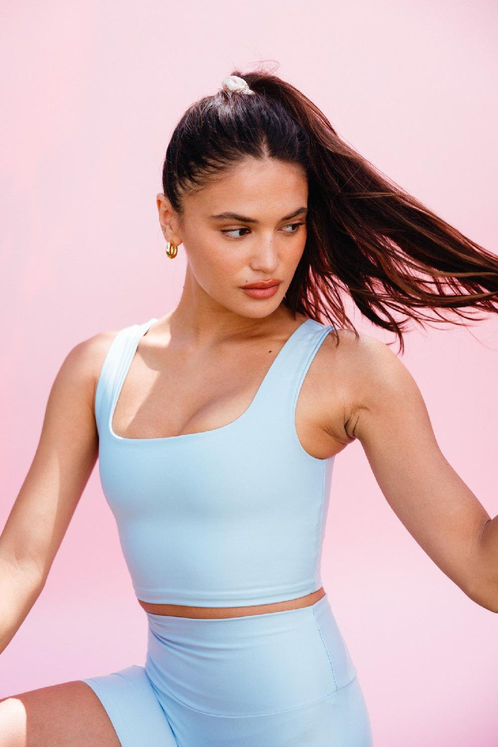 Skatïe Carter Sports Bra In Baby – SKATIE