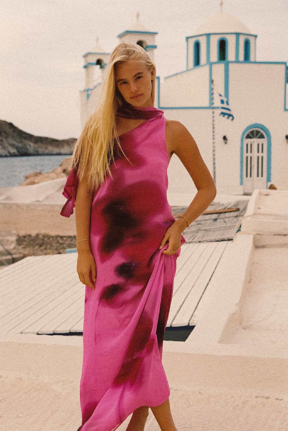 skatïe Cavalli Dress Chiffon in Athena – SKATIE