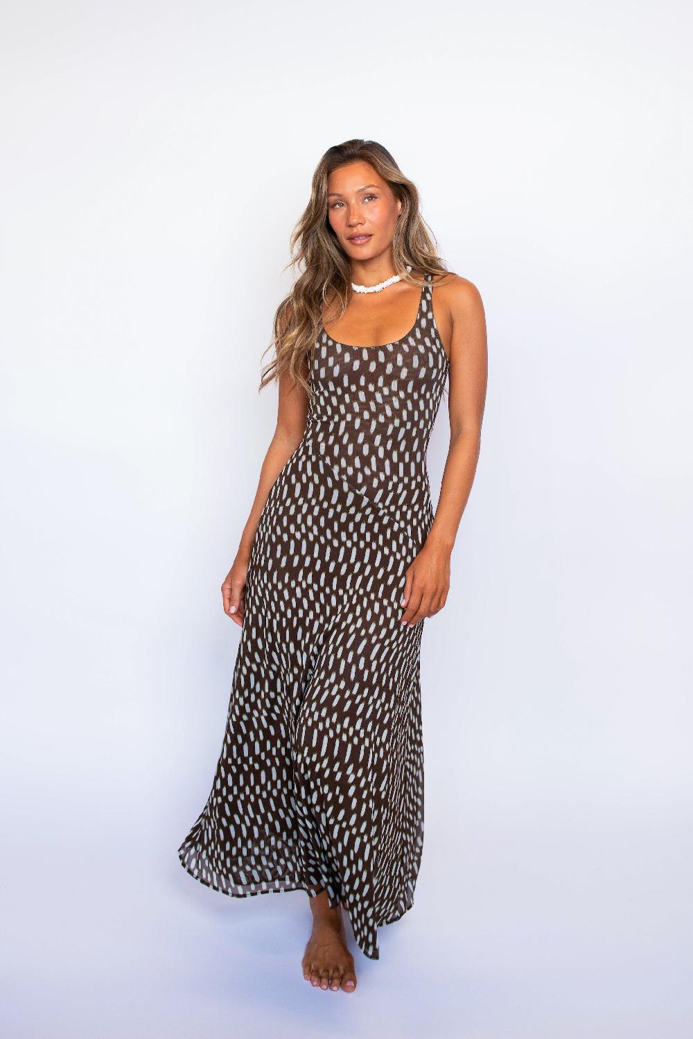 Skatïe Clancey Midi Dress In Waikoko – SKATIE