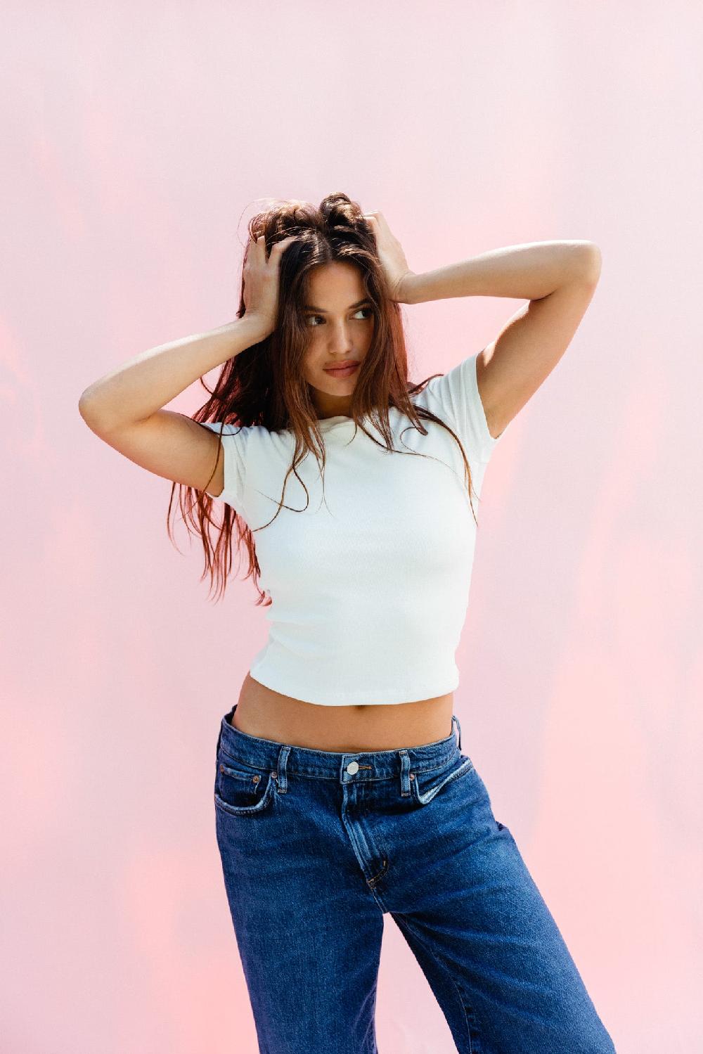 Skatïe Easy Tee Ribbed In White – SKATIE