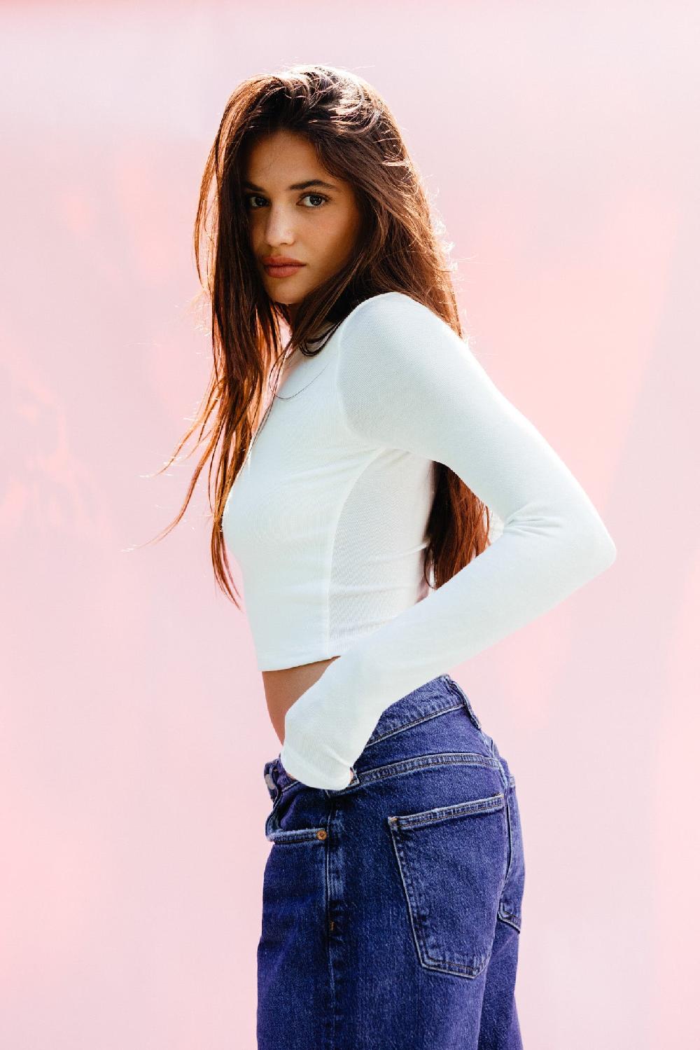 Skatïe Erica Top Baby Ribbed In White – SKATIE