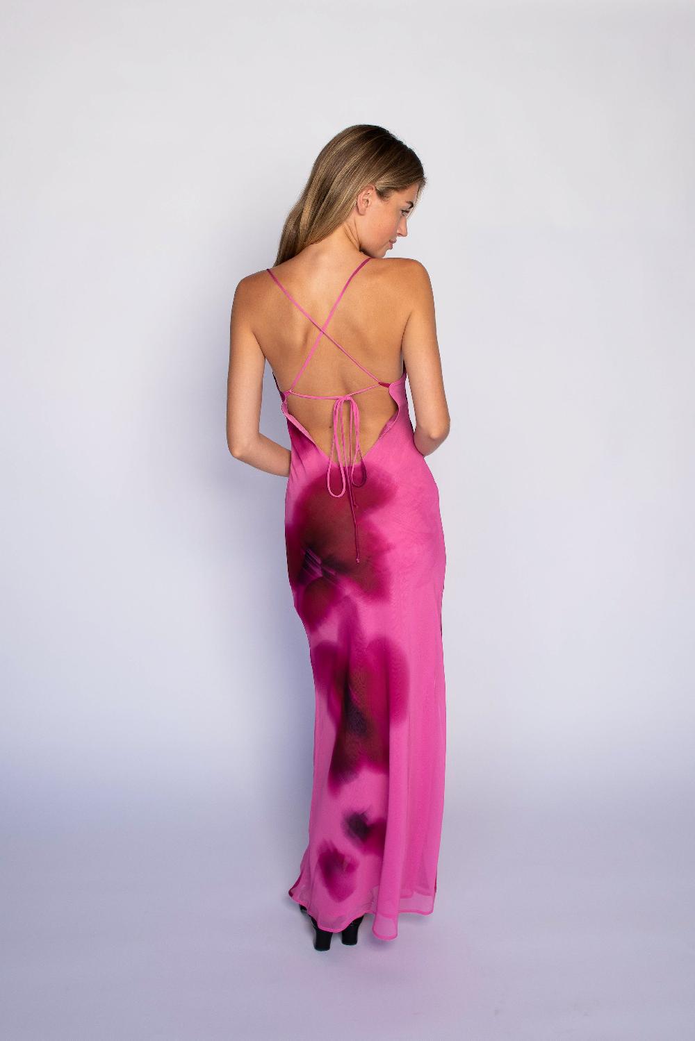 Skatïe Hepburn Dress Chiffon In Athena – SKATIE