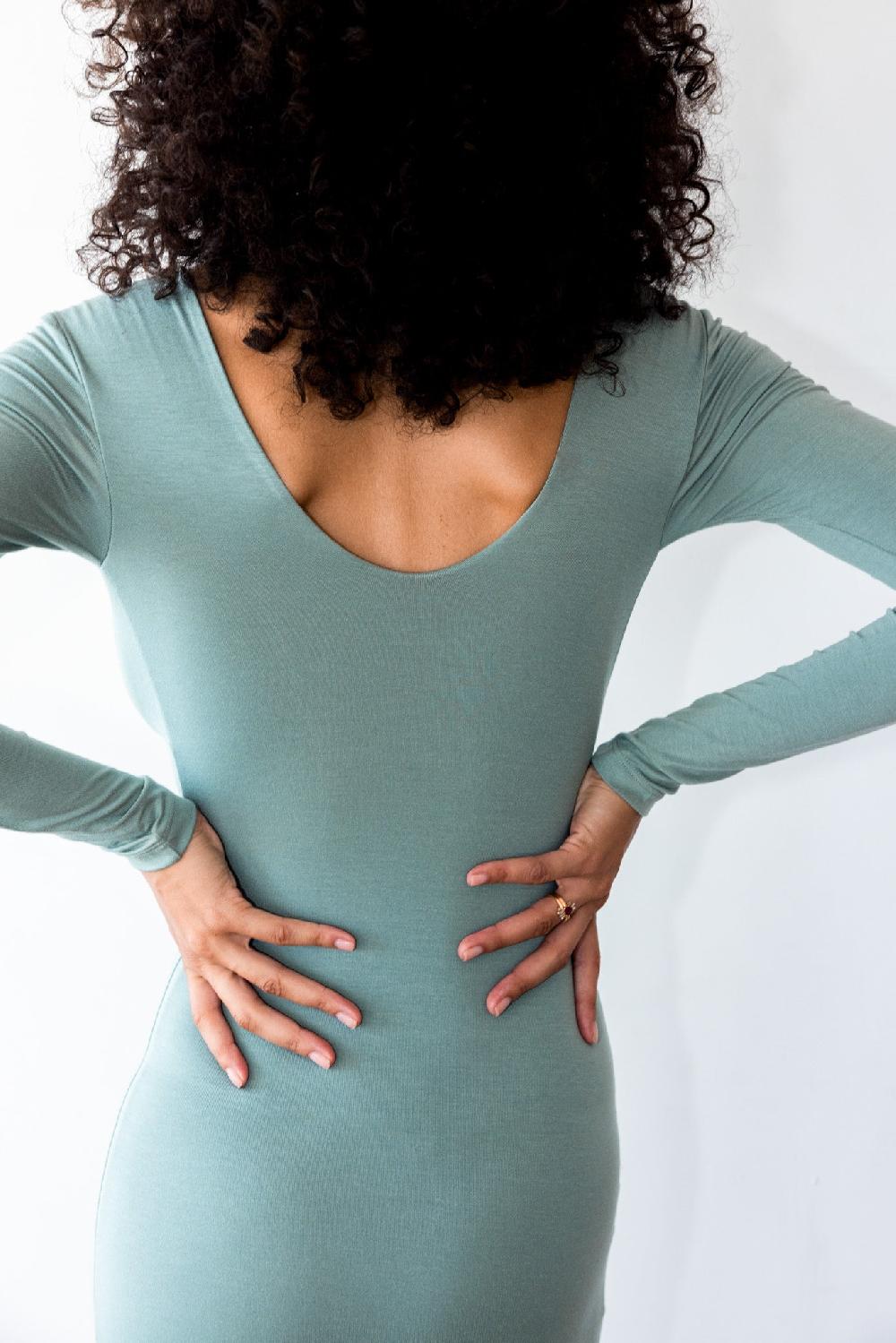 Skatïe Holly Dress Jersey In Sage – SKATIE