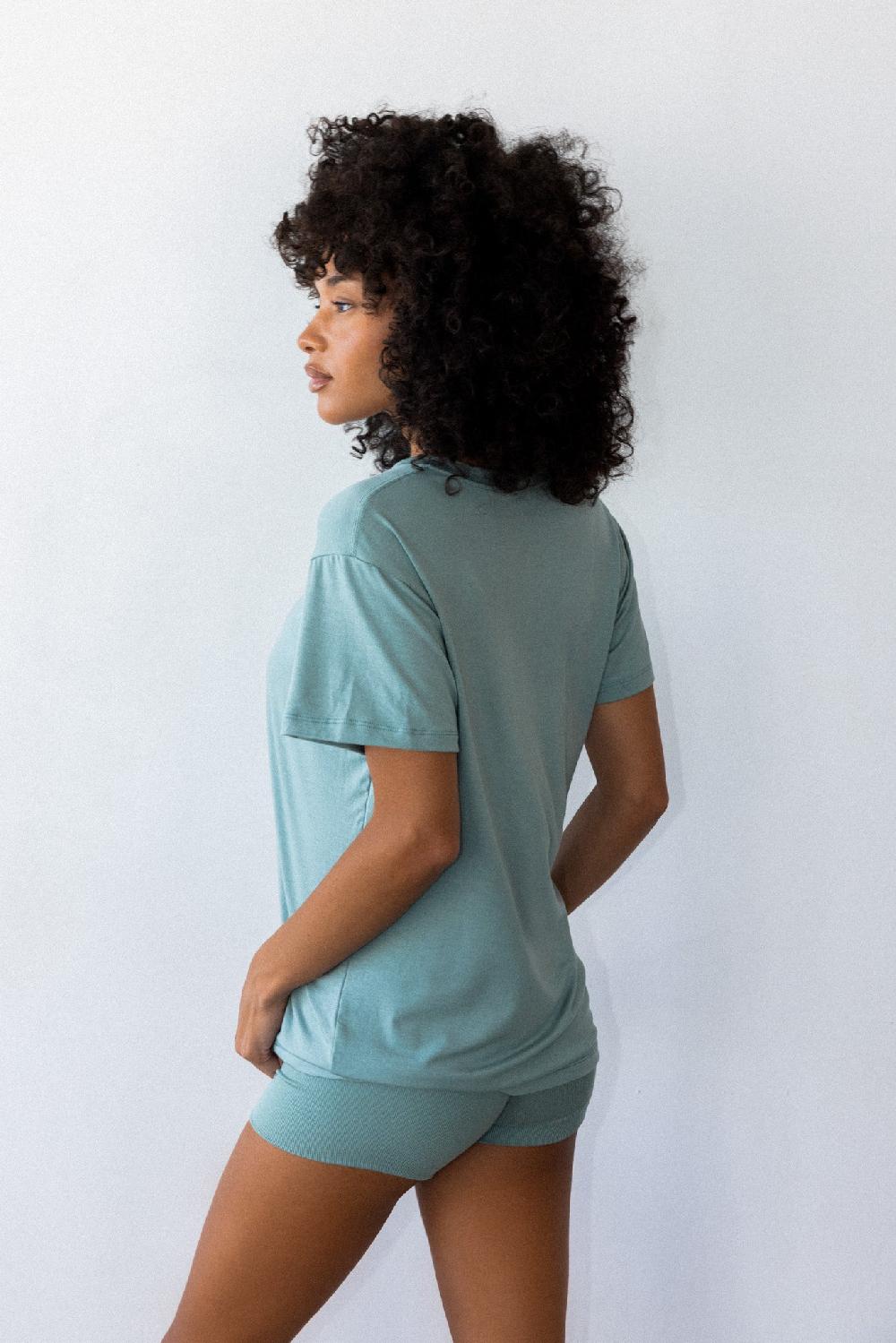 Skatïe Hubby Tee Jersey In Sage – SKATIE