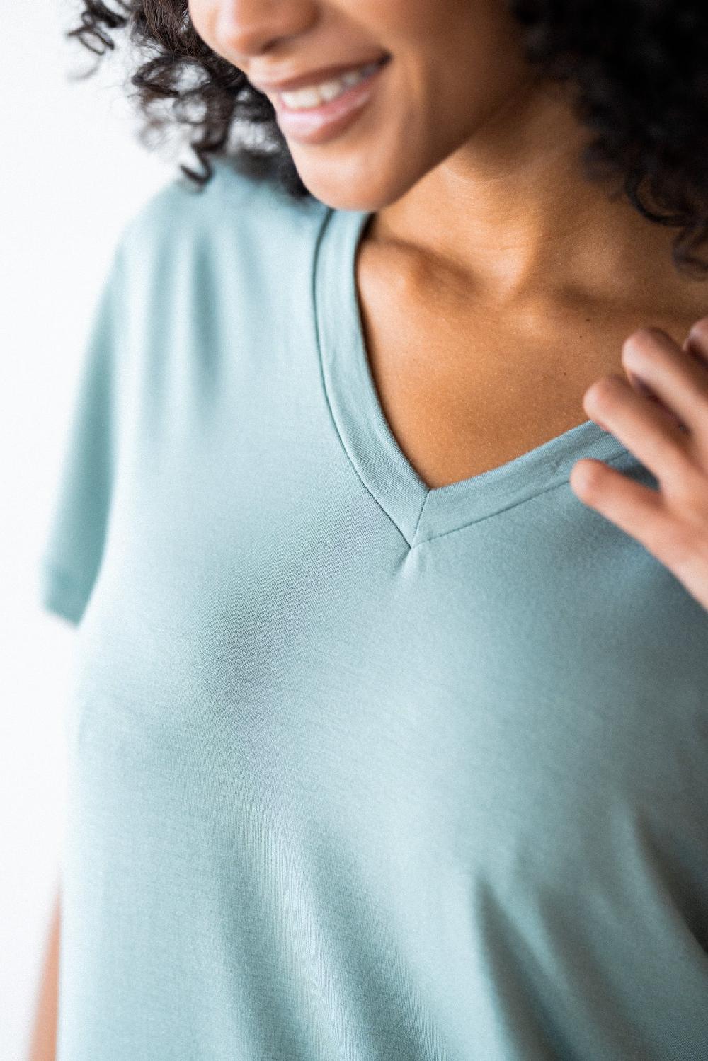 Skatïe Hubby Tee Jersey In Sage – SKATIE