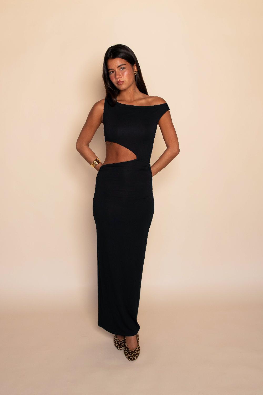 Skatïe Ida Dress Jersey In Black – SKATIE