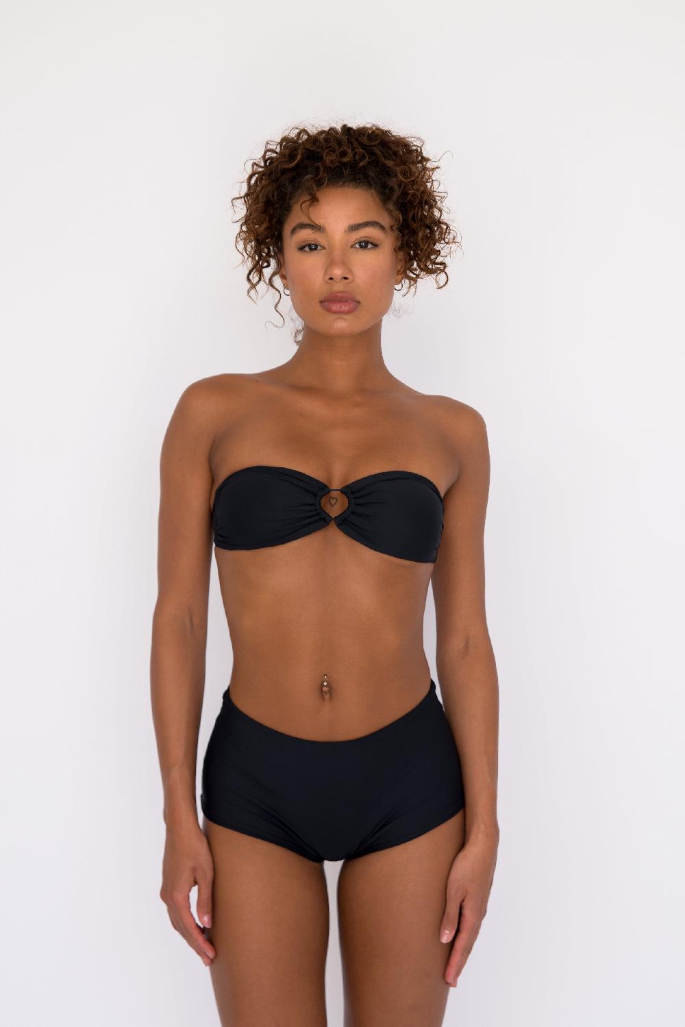 Skatïe Jean Bikini Top In Black – SKATIE