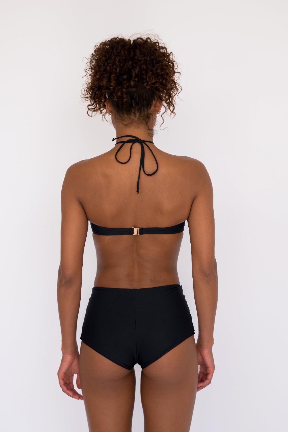 Skatïe Jean Bikini Top In Black – SKATIE