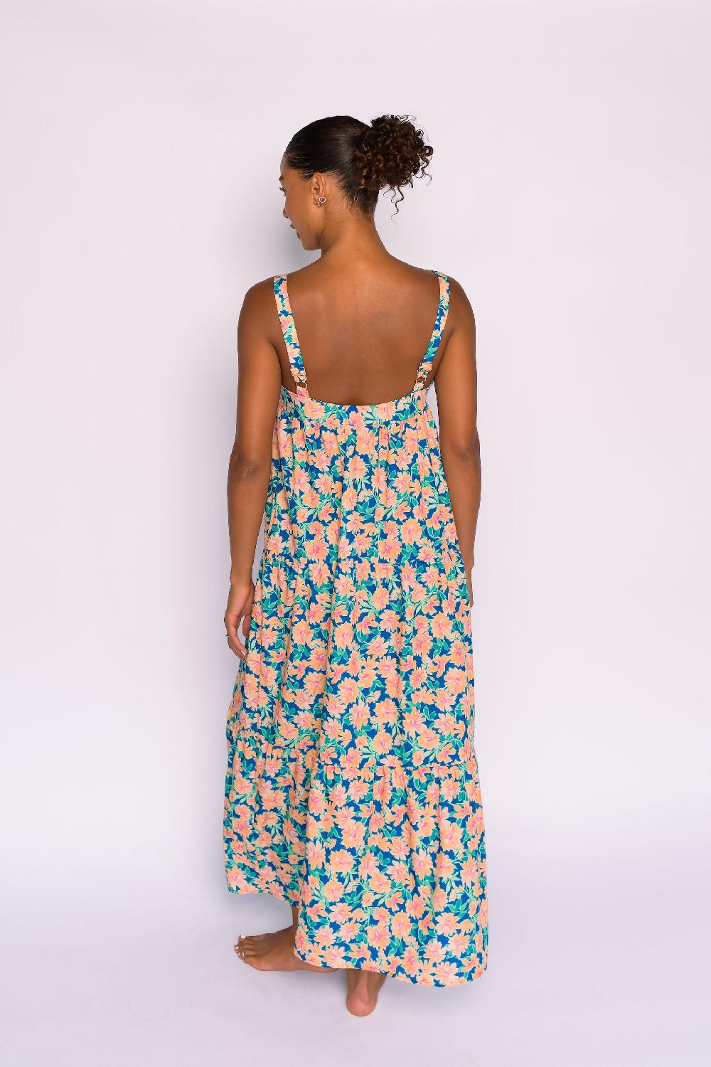 Skatïe Leo Dress Ecovoile In Sunflower – SKATIE