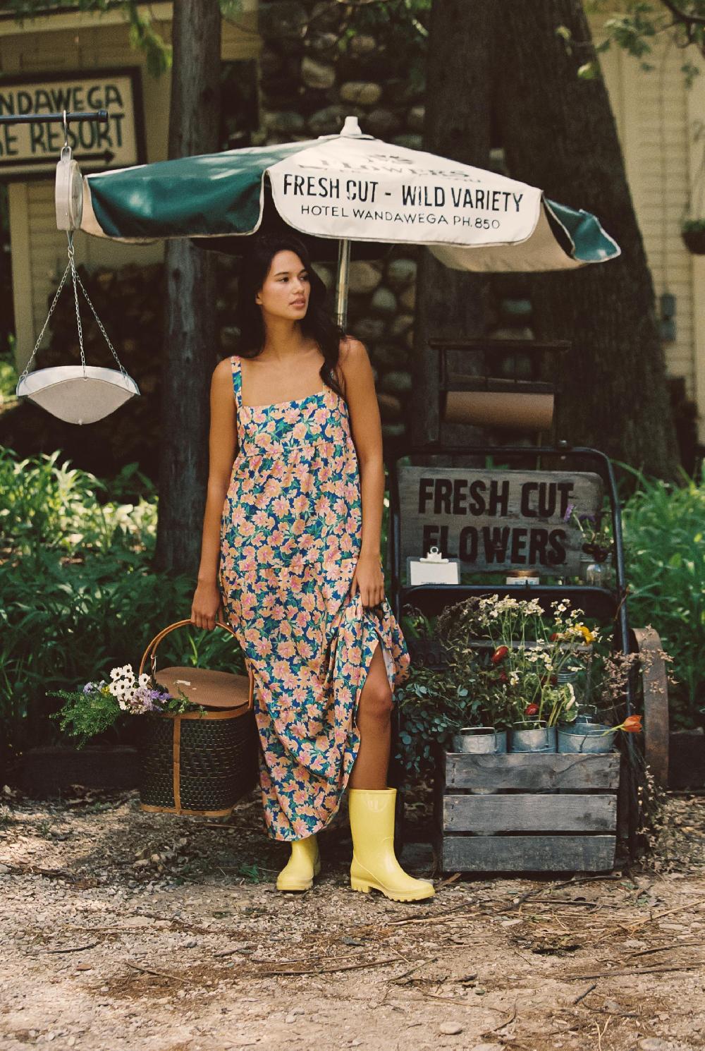 skatïe Leo Dress Ecovoile in Sunflower – SKATIE