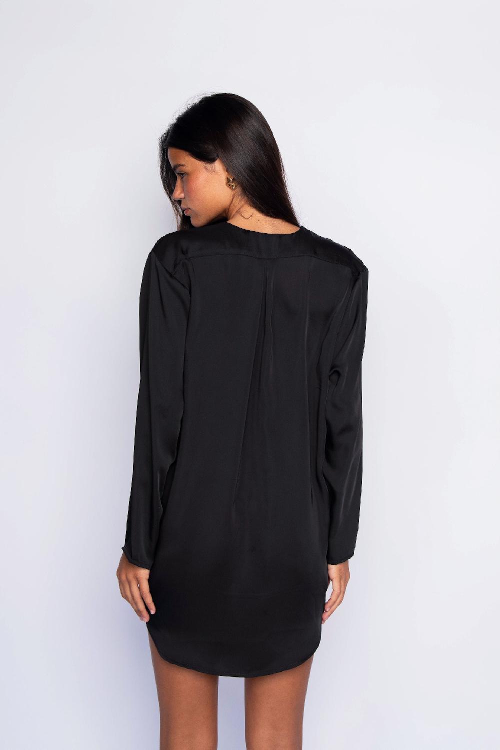 Skatïe Lily Tunic Satin In Black – SKATIE