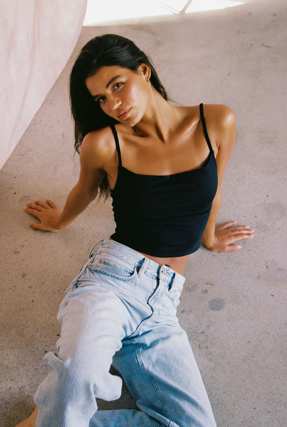 skatïe Mila Top Jersey in Black – SKATIE