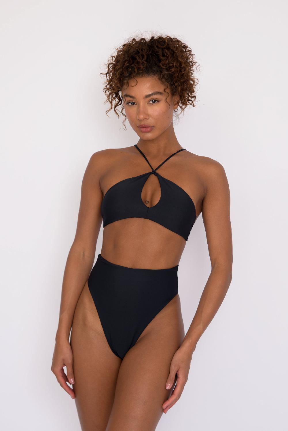 Skatïe Monroe Bikini Bottom In Black – SKATIE