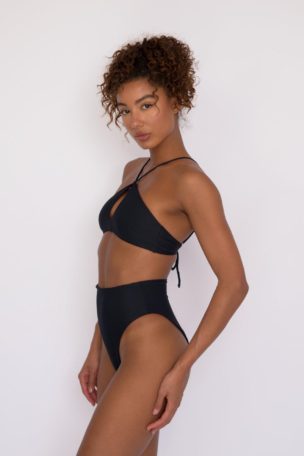 Skatïe Monroe Bikini Bottom In Black – SKATIE