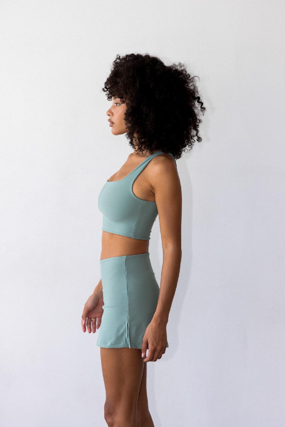 Skatïe Naomi Skirt In Sage – SKATIE