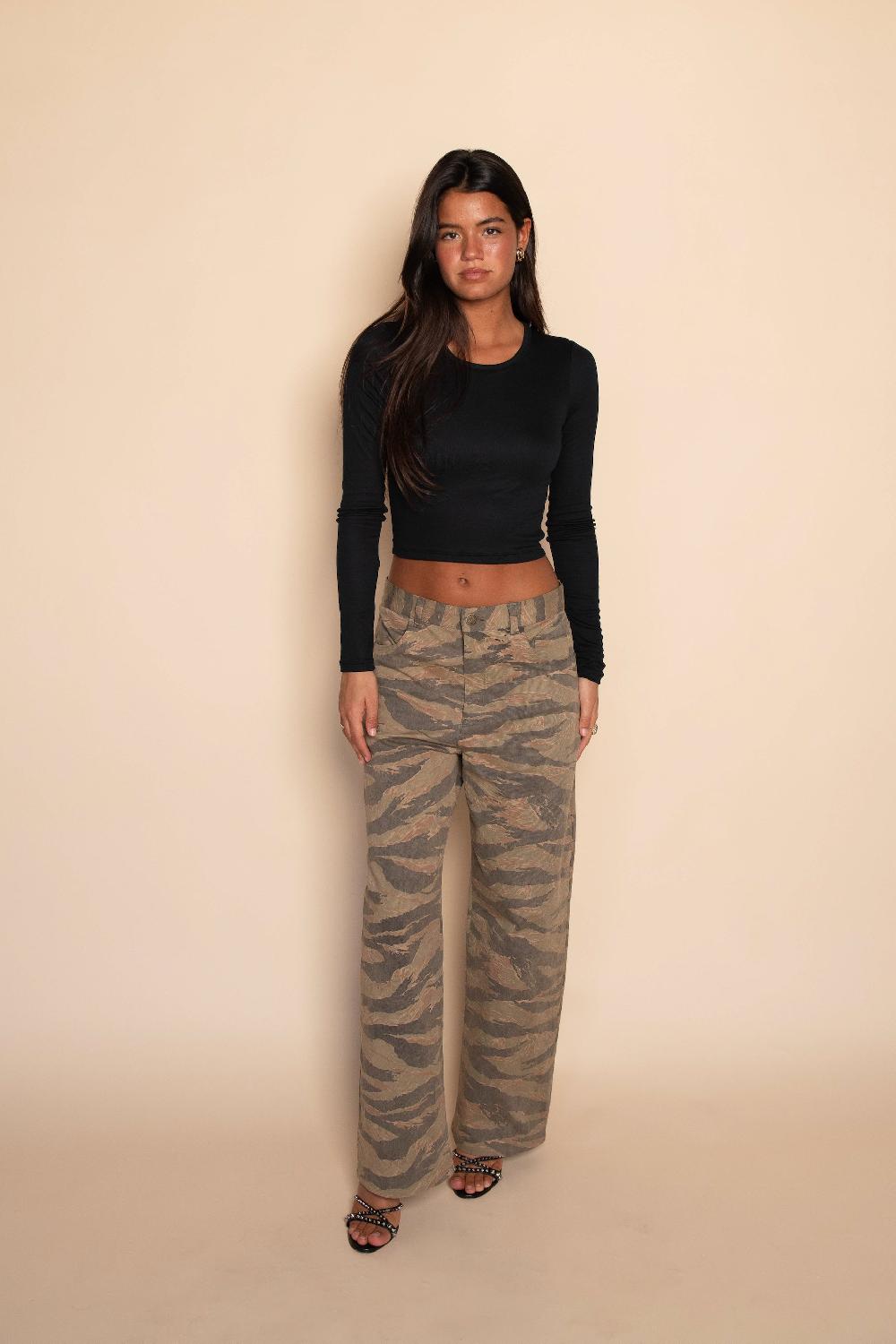Skatïe Nara Pants In Cadet – SKATIE