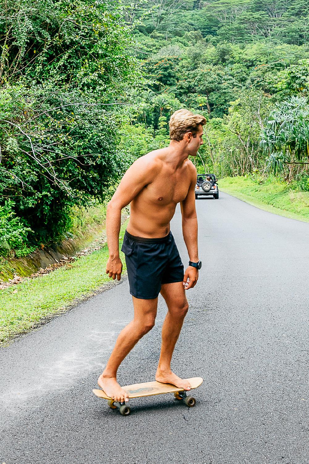 Skatïe Nick Swim Trunk In Black – SKATIE