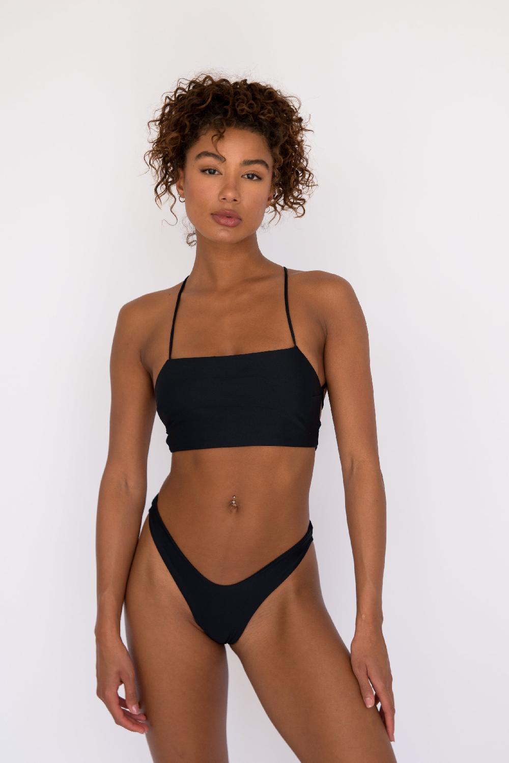 Skatïe Parker Bikini Bottom In Black – SKATIE