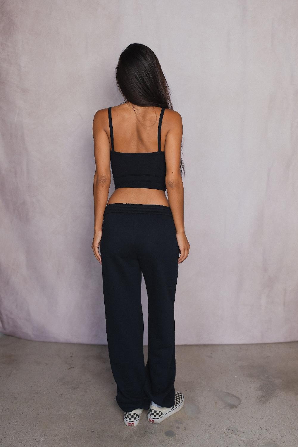 Skatïe Perfect Tank Baby Ribbed In Black – SKATIE