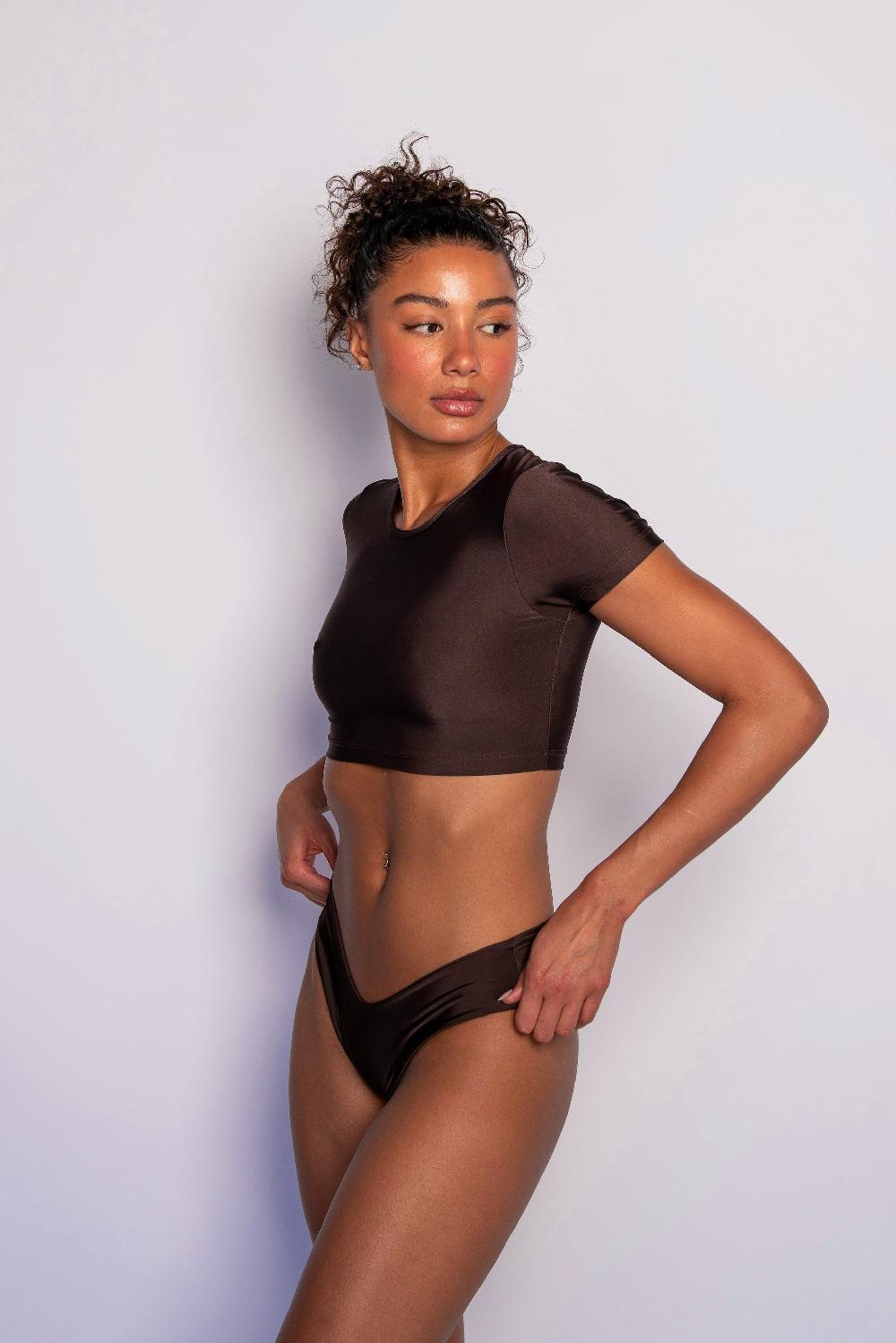 Skatïe Piper Top In Toasted – SKATIE