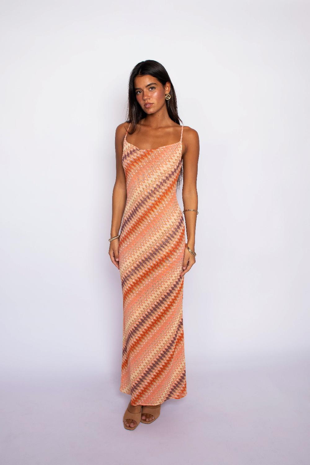Skatïe Samantha Maxi Dress Mesh In Puglia – SKATIE