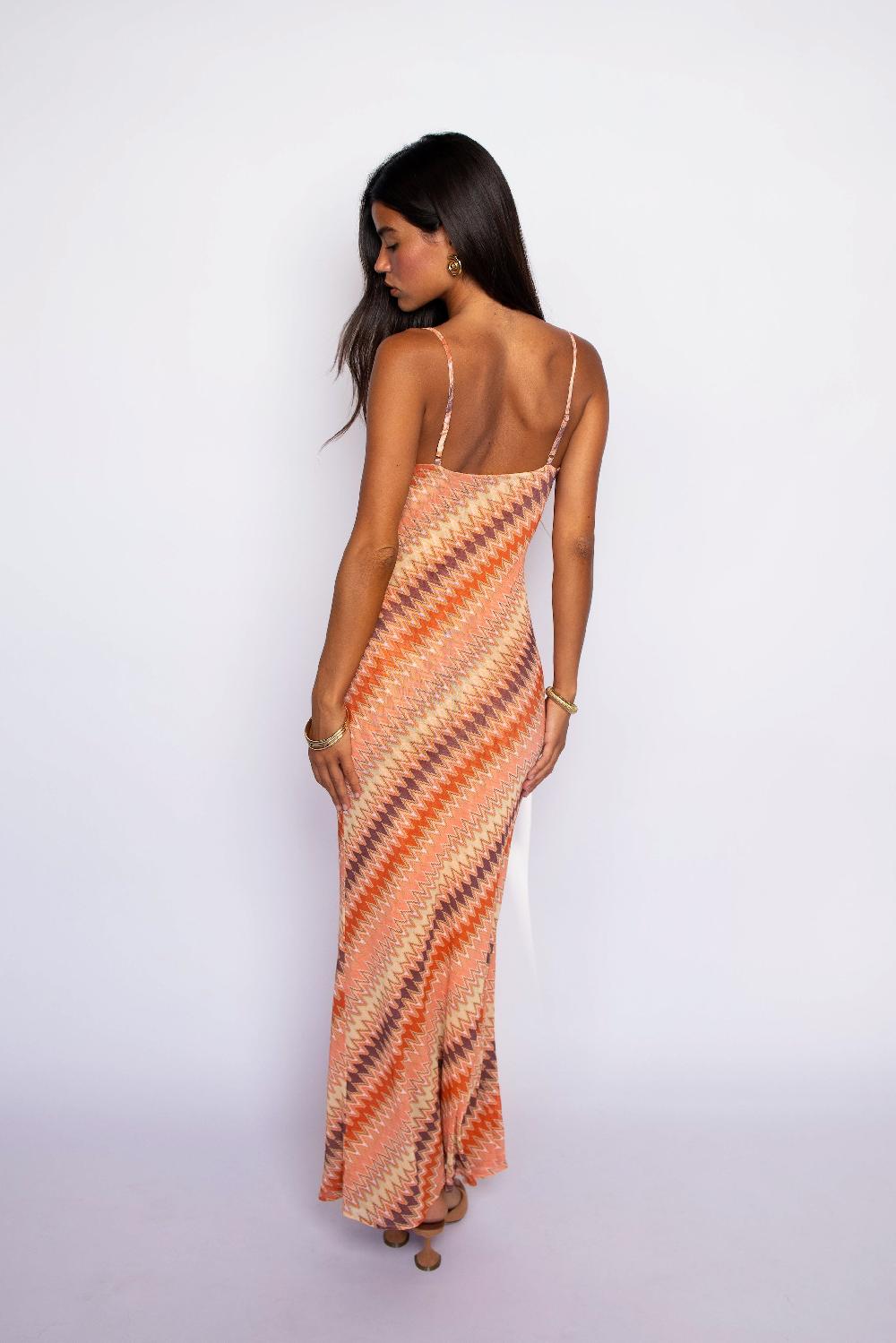 Skatïe Samantha Maxi Dress Mesh In Puglia – SKATIE