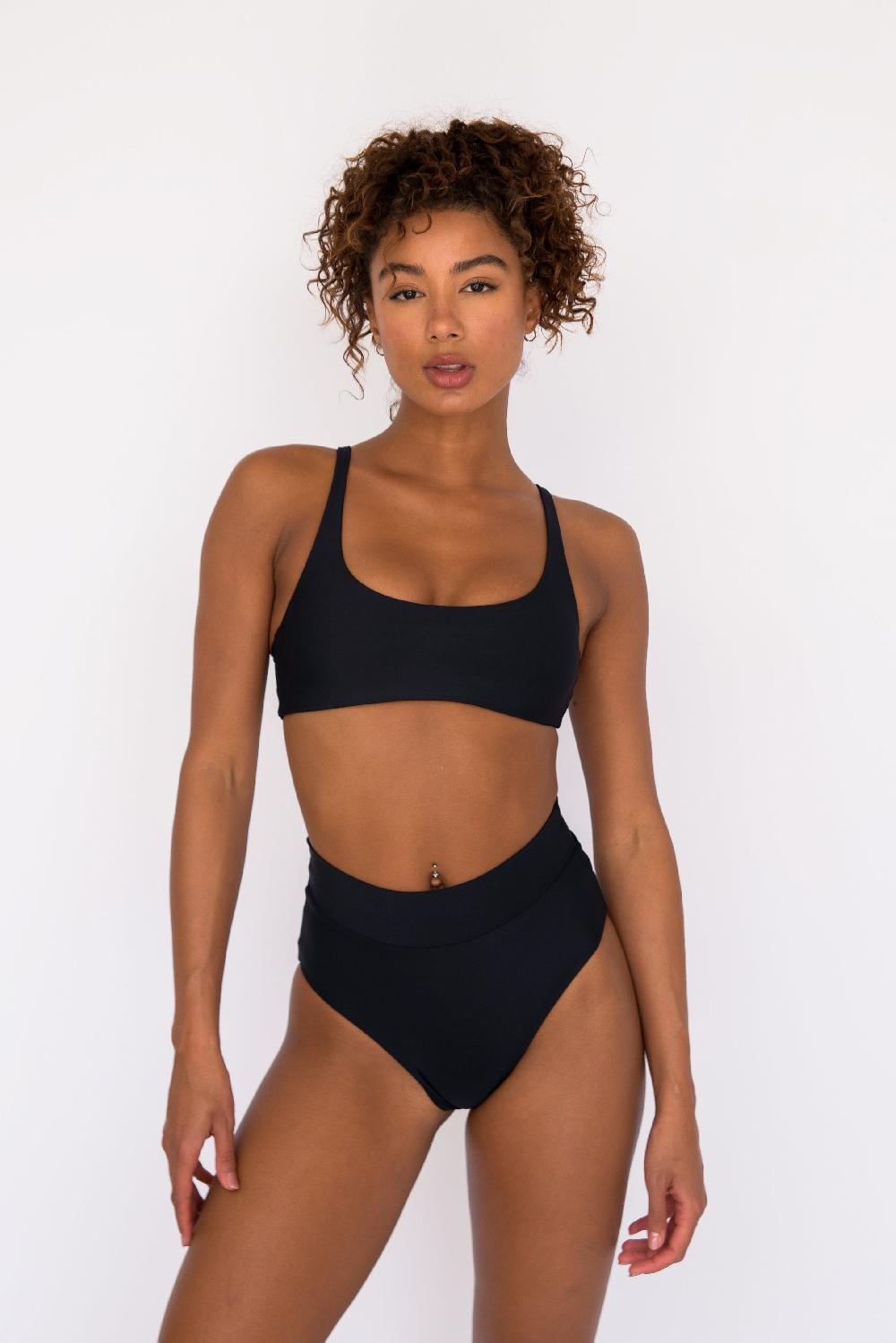 Skatïe Scarlette Bikini Bottom In Black – SKATIE