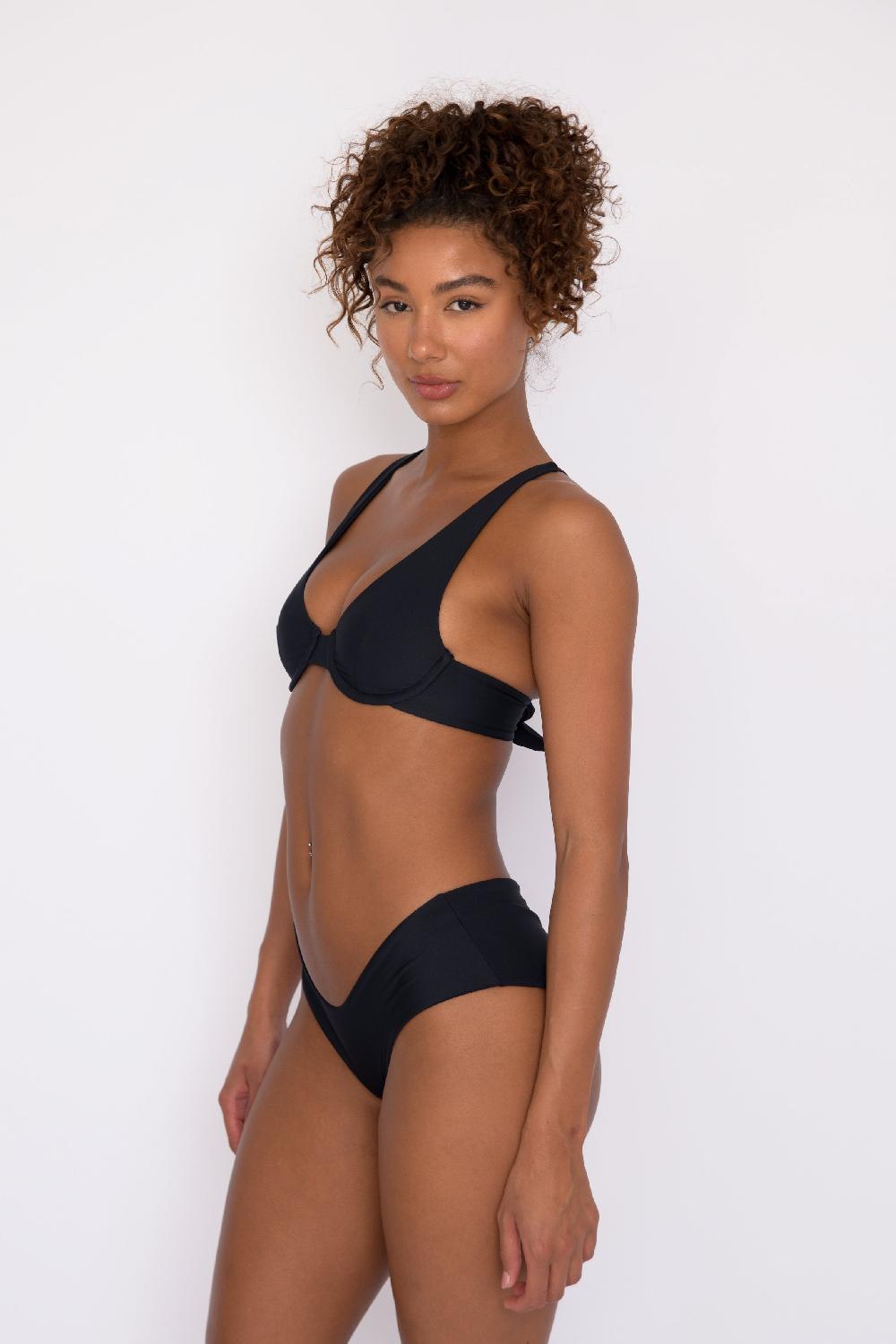 Skatïe Shayla Bikini Bottom In Black – SKATIE