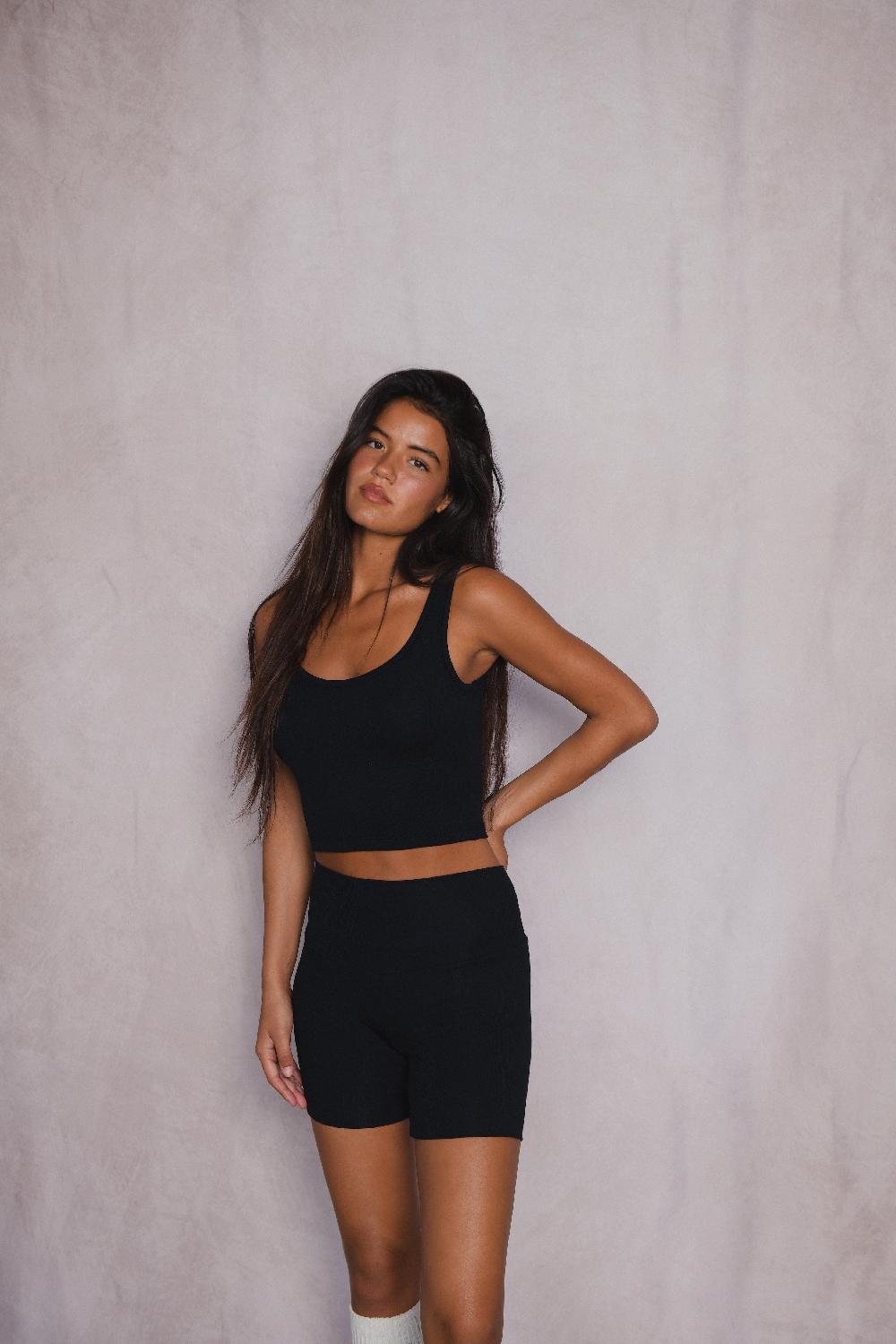 Skatïe Stephanie Tank In Black – SKATIE