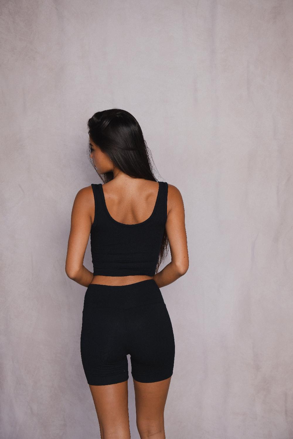 Skatïe Stephanie Tank In Black – SKATIE