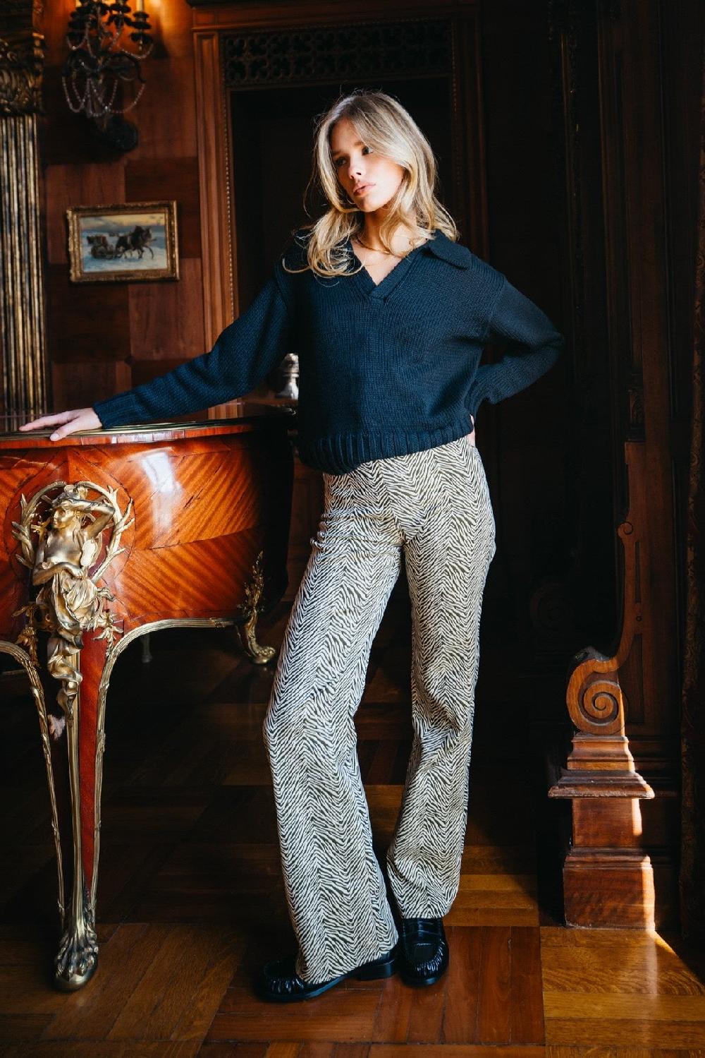 Skatïe Veda Pant Woven Jacquard In Leon – SKATIE