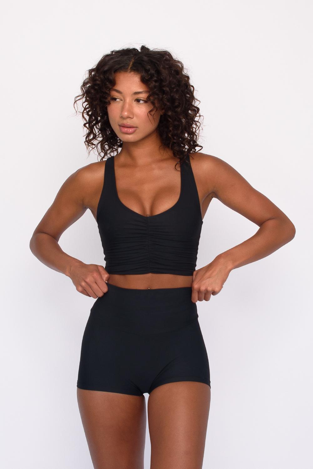 Skatïe Winnie Sports Bra In Black – SKATIE