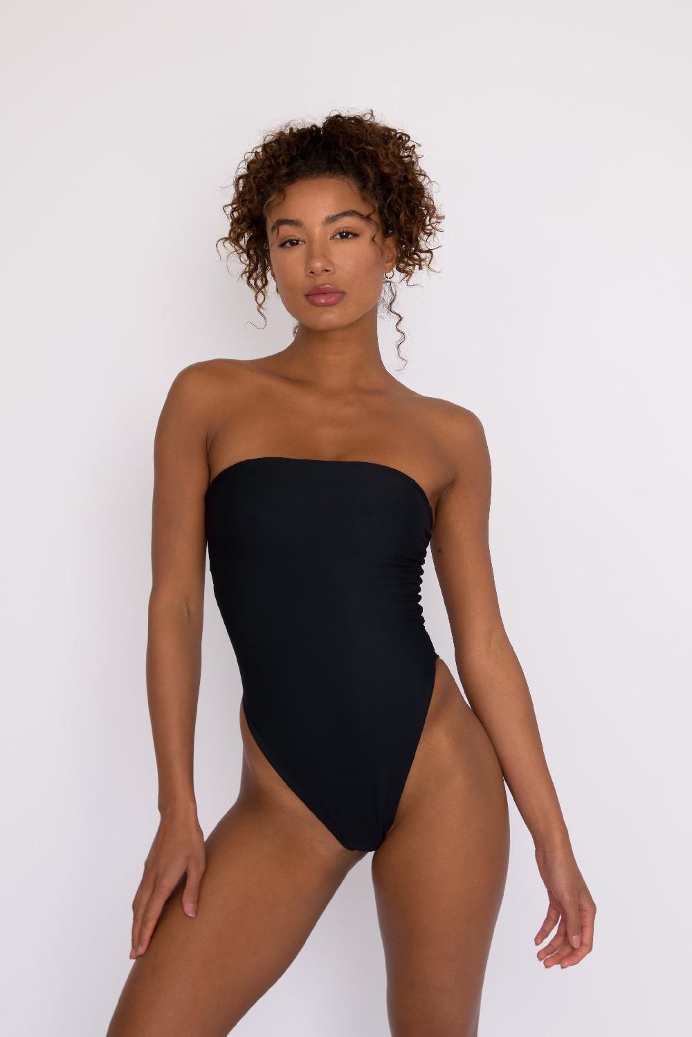 Skatïe The Amy One Piece Bathing Suit In Black – SKATIE